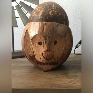 Handcrafted Coconut Shell Art Decor
